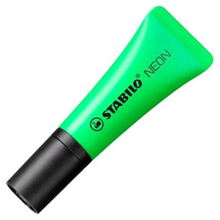 ТЕКСТОВЫДЕЛИТЕЛЬ STABILO NEON В ФОРМЕ ТЮБИКА, ЦВЕТ ЧЕРНИЛ ЗЕЛЕНЫЙ, 2-5 ММ, Stabilo 72/33