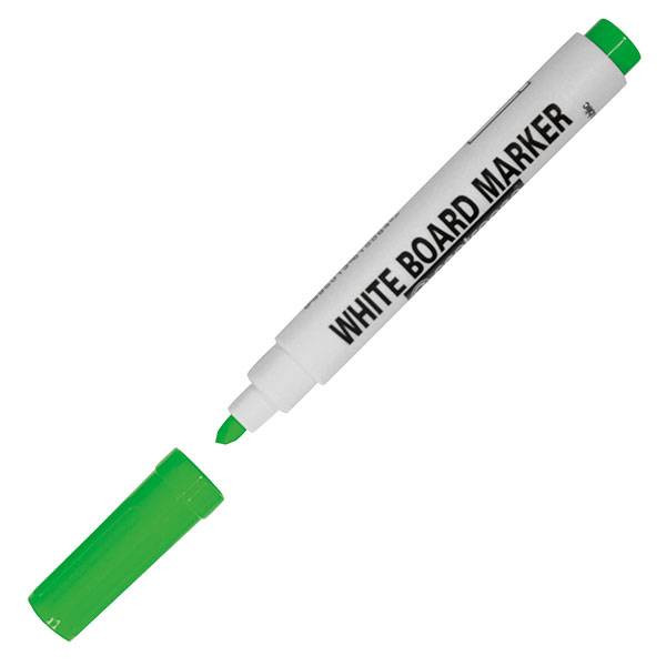 Маркер для белых досок Centropen WHITE BOARD, спиртовая основа, скошенный пишущий  узел 1 - 4,5 мм, цвет чернил зеленый, Centropen 8569