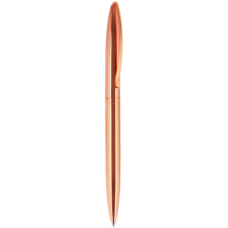 Ручка шариковая автоматическая MESHU Rose Gold, пишущий узел 1 мм, линия письма 0.8 мм, цвет чернил синий