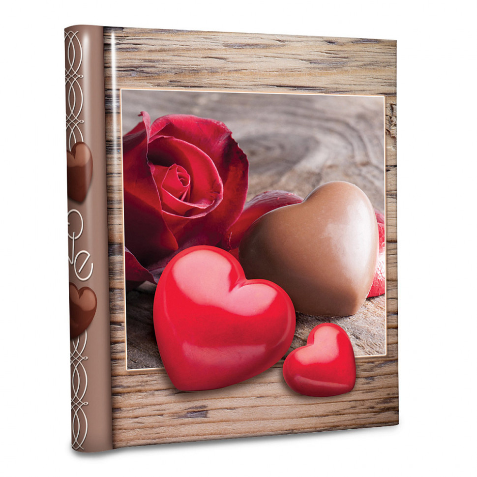 Фотоальбом на 20 магнитных страниц Love & Chocolate, размер страниц 23 x 28 см, LM-SA10 (64457) 