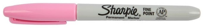 Маркер перманентный Paper Mate Sharpie Fine, цвет чернил розовый, 2025035 