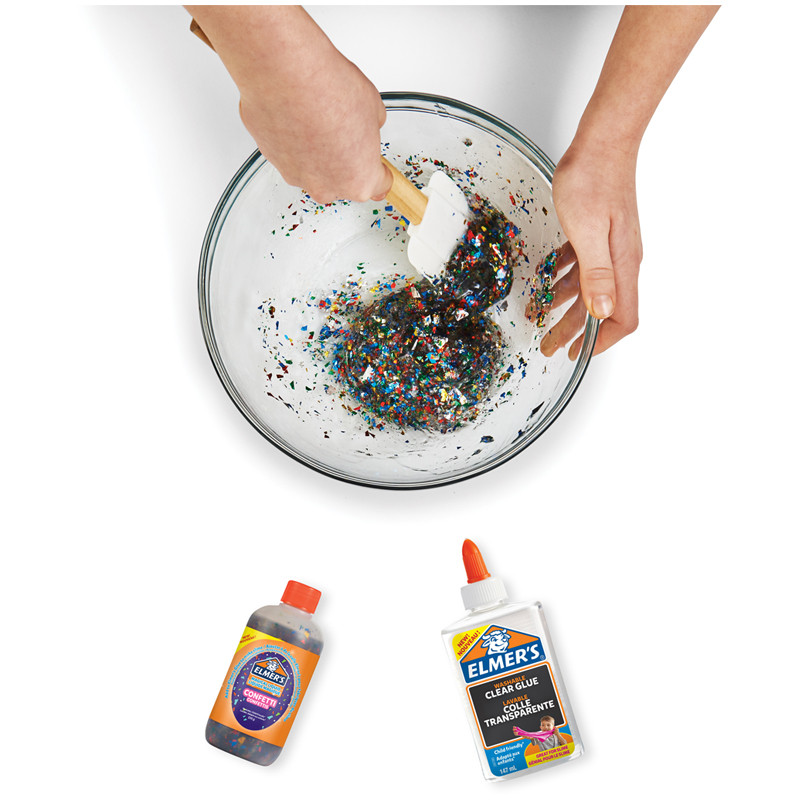 Активатор для слаймов Elmers "Magic Liquid - Магическая жидкость, конфетти", 245 г, Elmers 2109495