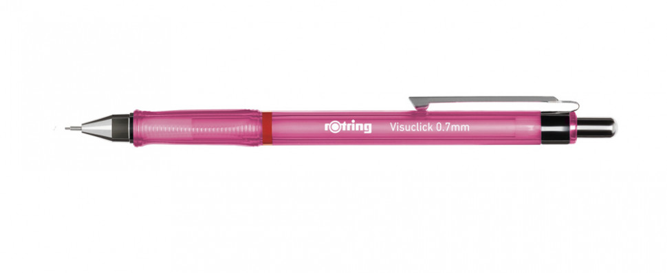 Карандаш механический Rotring Visuclick, грифель 0.7 мм, твердость 2B, цвет корпуса розовый, Rotring 2089094