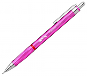 Карандаш механический Rotring Visuclick, грифель 0.7 мм, твердость 2B, цвет корпуса розовый, Rotring 2089094