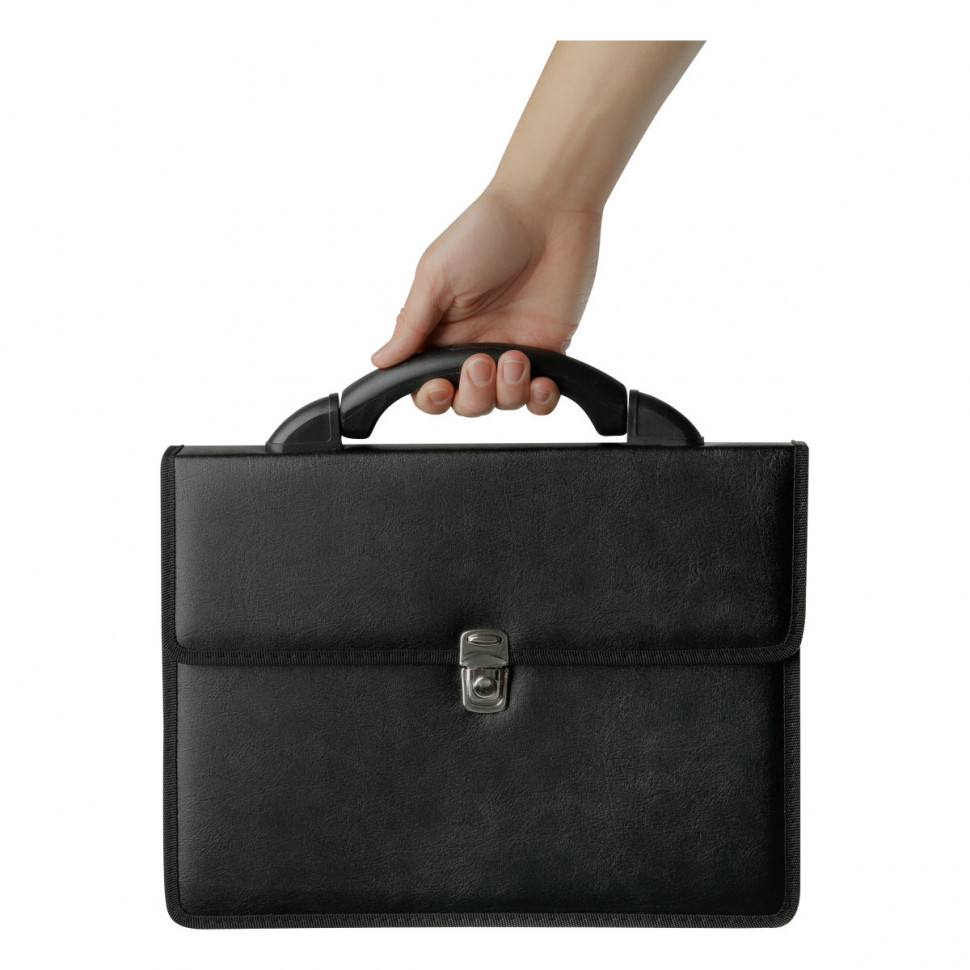 Портфель Siena/Вырица, кожзам,  размер 350 х 260 х 90 мм, 4с11