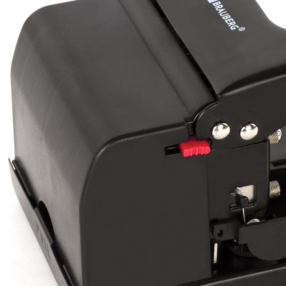 Дырокол МОЩНЫЙ BRAUBERG Heavy Duty/Attache на 100 листов, металлический, черный, 226869