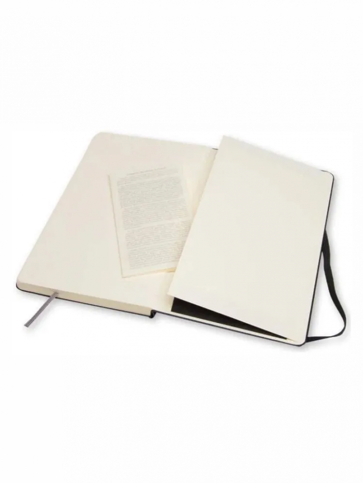 Набор Moleskine Art Collection - блокнот-скетчбук Large нелинованный (размер 13 х 21 см, 104 страницы, твердая оболожка, без линовки, плотность бумаги 165 г/м2) + пенал с пятью чернографитными карандашами, твердость H, HB, 2B, 4B, 6B