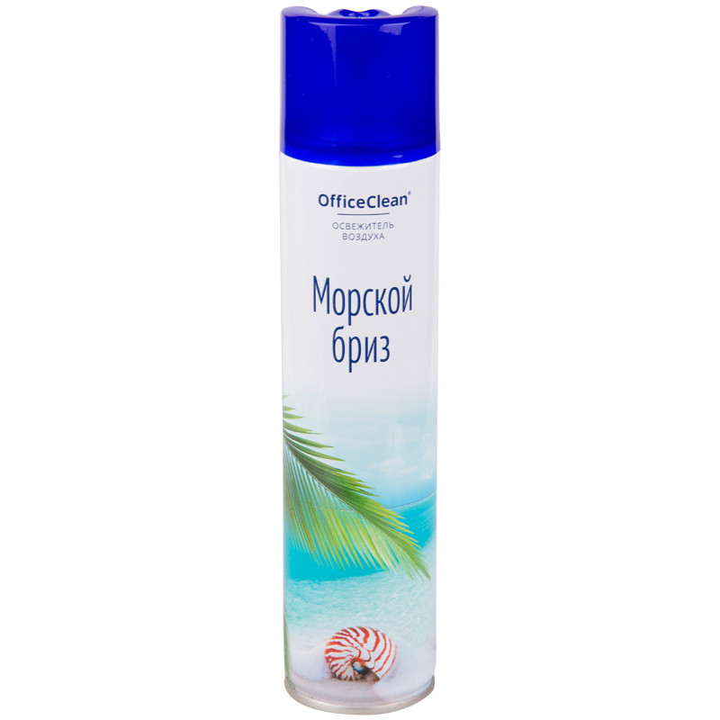 Освежитель воздуха аэрозольный OfficeClean "Морской бриз", 300 мл