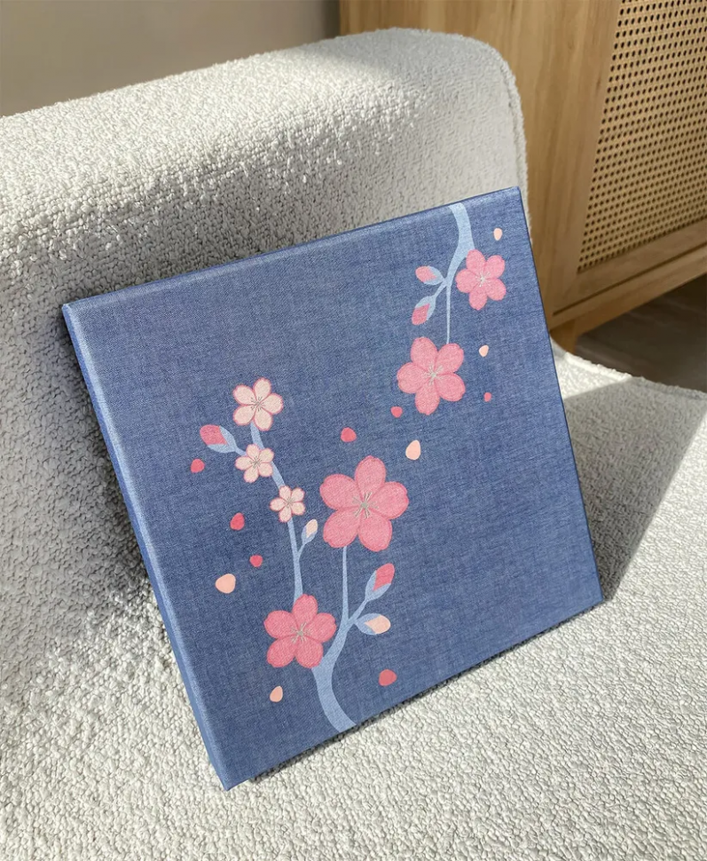 Набор Moleskine Limited Edition Sakura  - 2 блокнота 310 х 210 мм (88 листов, с линовкой в линию и без линовки, тонированная бумага) и 4 карандаша
