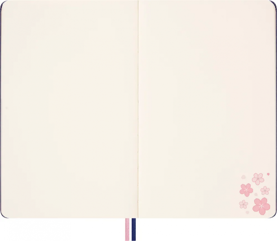 Набор Moleskine Limited Edition Sakura  - 2 блокнота 310 х 210 мм (88 листов, с линовкой в линию и без линовки, тонированная бумага) и 4 карандаша
