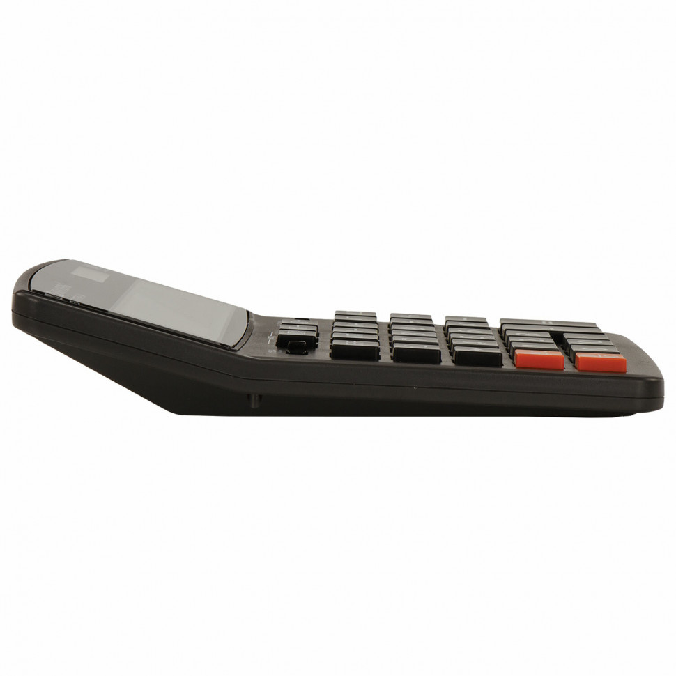 Калькулятор настольный BRAUBERG EXTRA-14-BK, размер 206 x 155 мм, 14 разрядов, двойное питание, ЧЕРНЫЙ, 250474