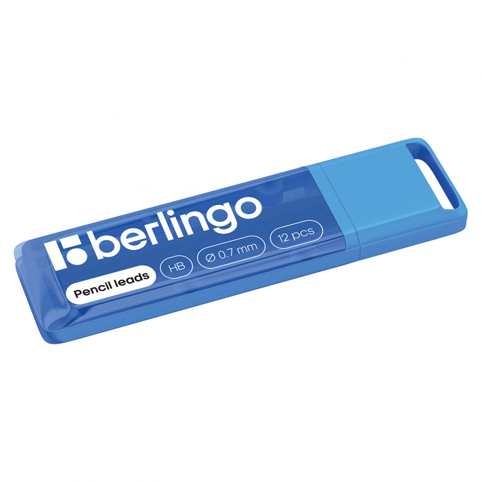 Грифели для механических карандашей Berlingo 0,7 мм HB, уп. 12 штук