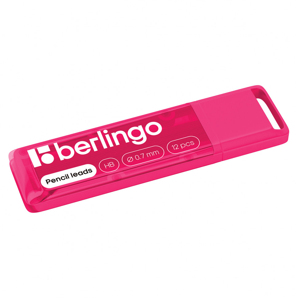 Грифели для механических карандашей Berlingo 0,7 мм HB, уп. 12 штук
