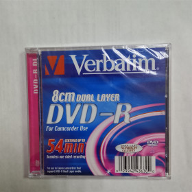 Диск DVD-R mini 2.6 Gb двуслойный Verbatim Dual Layer (для камкордеров)