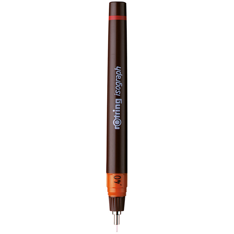 Изограф Rotring, толщина линии 0.40 мм, съемный пишущий узел, заправка тушь, R151040/S0202350/1903491