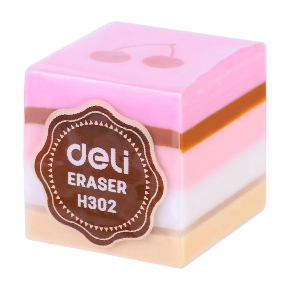 Ластик Deli 25 х 25 х 25 мм, ПВХ, Deli EH302