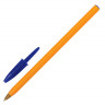 Ручка шариковая BIC "Orange", корпус оранжевый, пишущий узел 0.8 мм, толщина линии 0,3 мм, длина письма 3500 м, цвет чернил синий, 1199110111/8249851/8099221