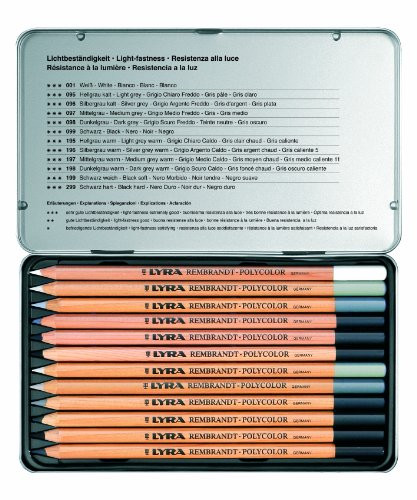 Набор художественных карандашей LYRA Rembrandt Polycolor, 12 штук, Lyra 2001122