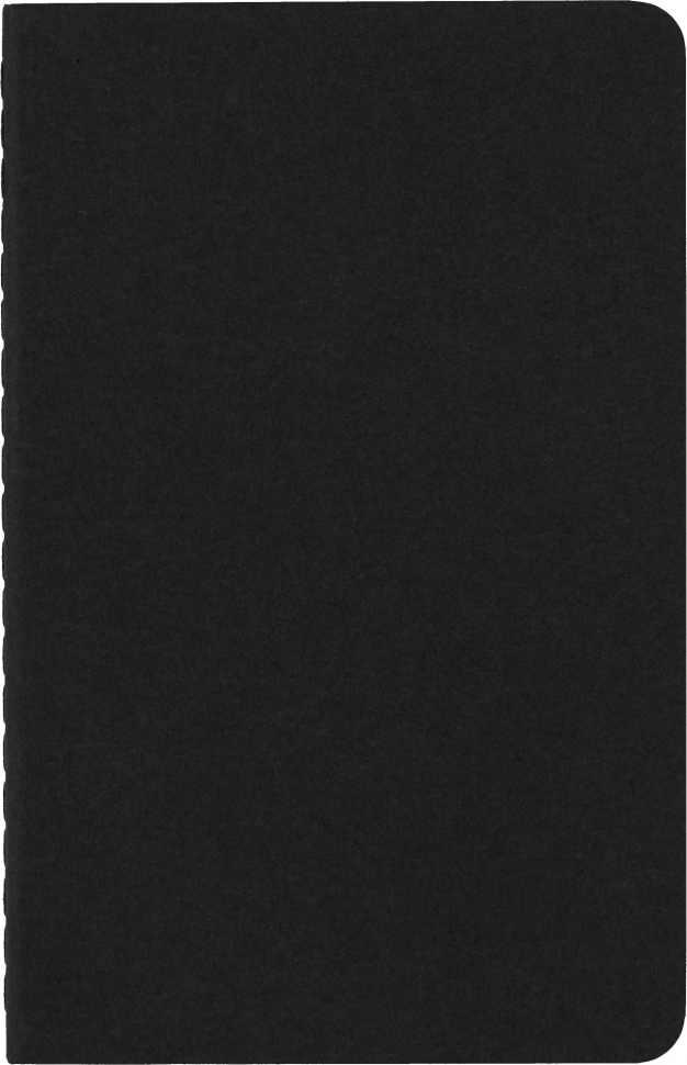 Блокнот Moleskine CAHIER JOURNAL Pocket, размер 90 x 140 мм, обложка картон, 64 страницы, линовка в точку (пунктир), цвет черный, QP314 