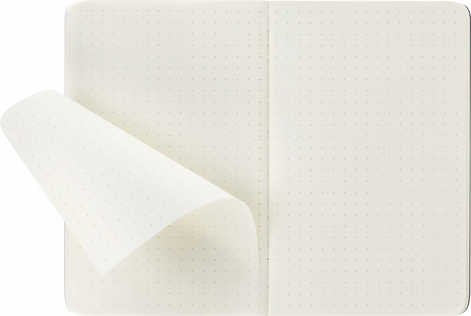 Блокнот Moleskine CAHIER JOURNAL Pocket, размер 90 x 140 мм, обложка картон, 64 страницы, линовка в точку (пунктир), цвет черный, QP314 