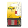 Закладки самоклеящиеся 3М Post-IT 25 мм, цвет красный, уп. 50 закладок, 3M Post-It 680-1
