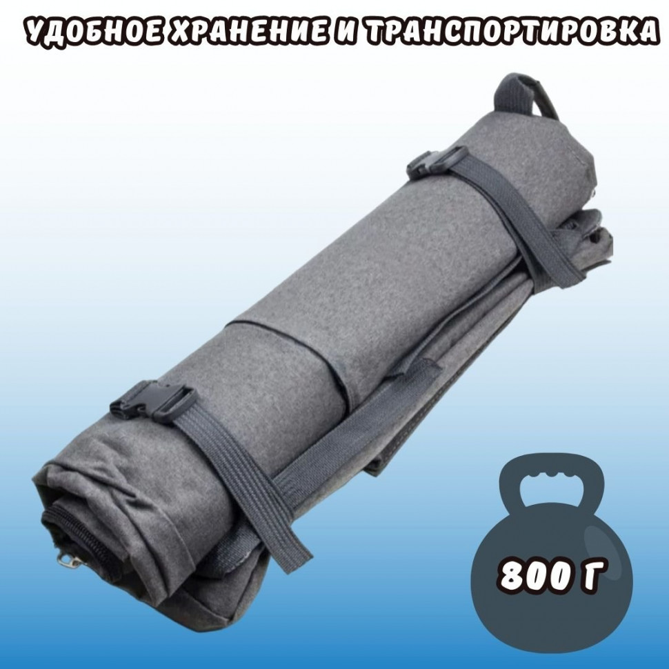 Сумка для художника А2, размер 66 х 49 см, серая