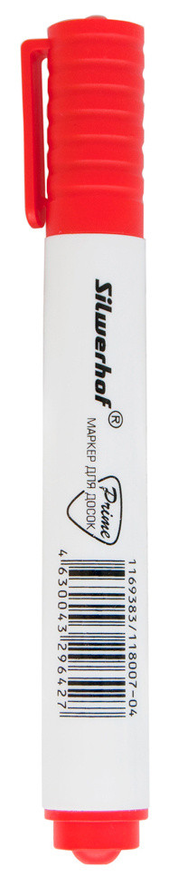 Маркер для досок Lite/Silwerhof PRIME, пишущий узел 1-3 мм, цвет чернил красный