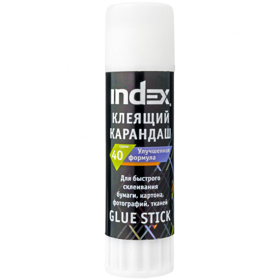 Клей-карандаш Index 40 г, основа PVA