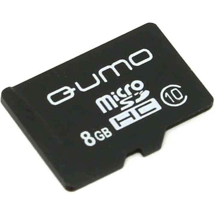Карта памяти microSDHC Qumo 8 Гб класс 10