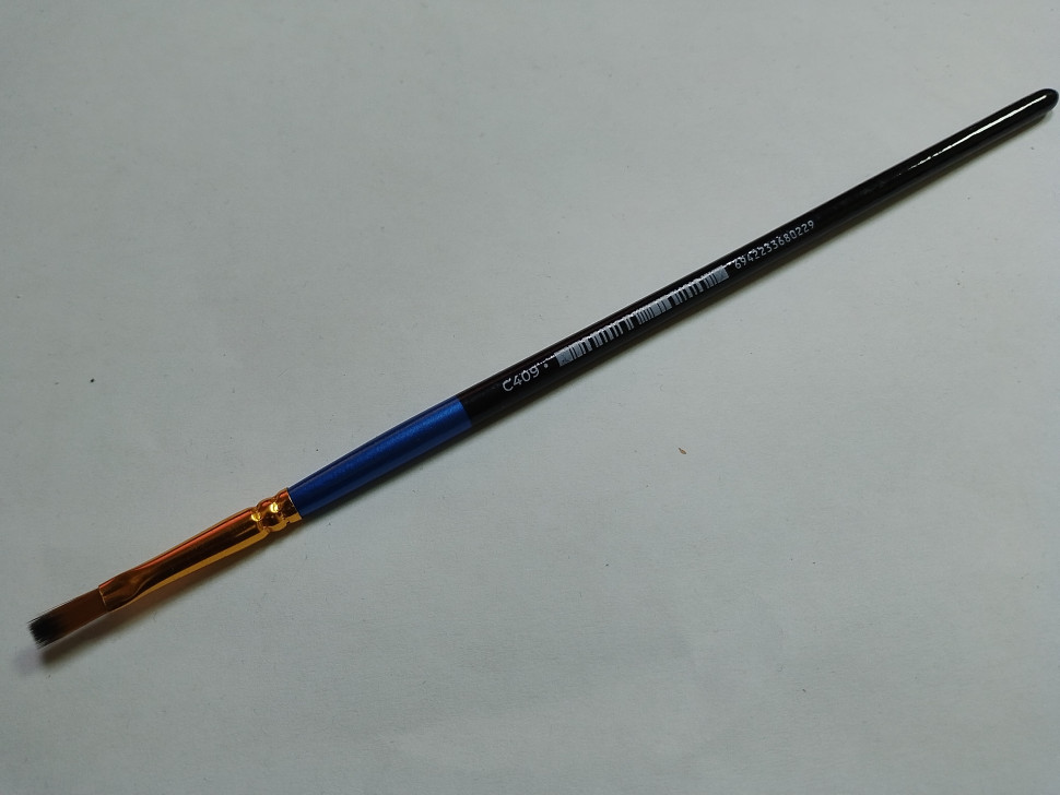 Кисть синтетика плоская № 4, Deli EC409-4
