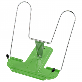 Подставка для книг и учебников BRAUBERG LINE+ металлическая зеленая, 238072