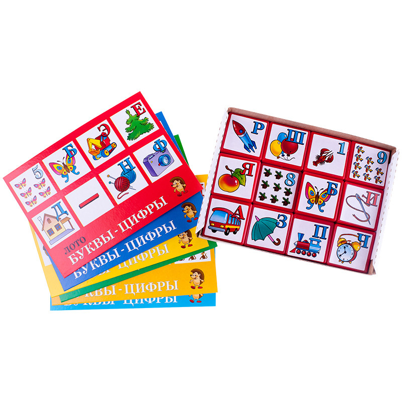 Лото "Буквы-цифры", Step Puzzle 80301