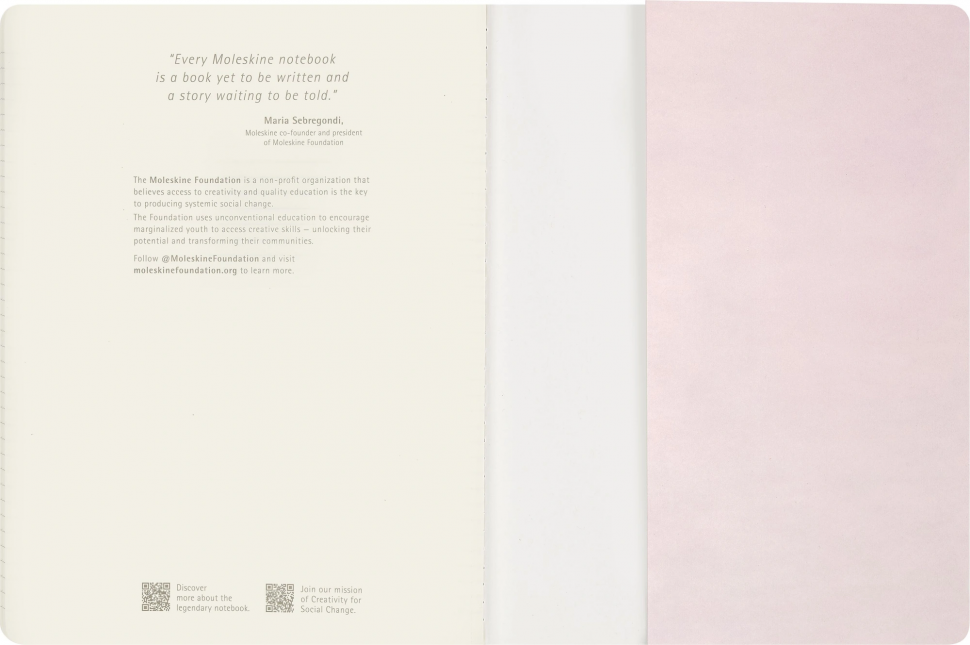 Блокнот Moleskine LIMITED EDITION SAKURA CAHIER XLarge, размер 190 х 250 мм, 120 страниц, линовка в линию, мягкая картонная обложка, цвет розовый, 2026, Moleskine LESU09QP321 