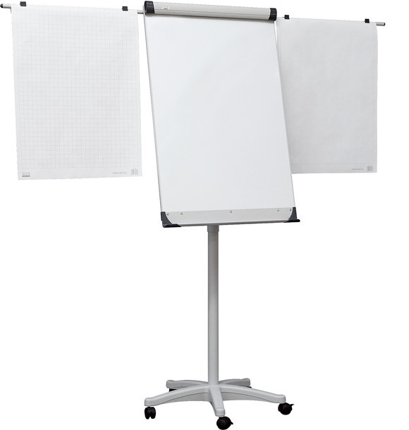 Флипчарт на роликах магнитно-маркерный 70 x 100 см, Mobilechart Pro, TF02/2011, 2x3 (Дважды три)