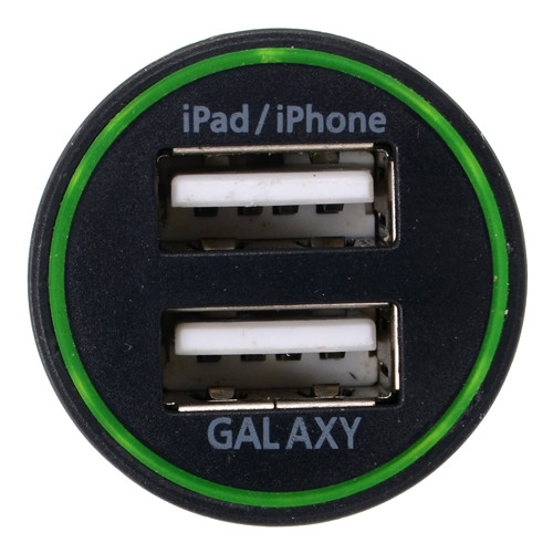 Автомобильное зарядное устройство Orient USB-2220AN, зарядка 2.1А, 2 USB-порта, цвет чёрный