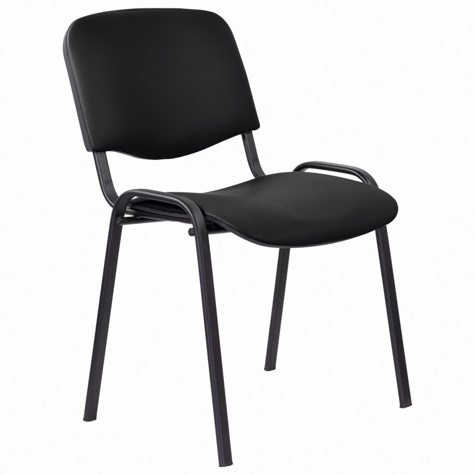 Стул STAFF "Iso Lite CF-008", кожзам, черный (Z-11), 532564