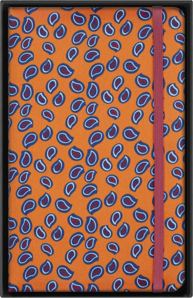 Еженедельник недатированный Moleskine LE PRESCIOUS & ETHICAL SILK, размер 130 х 210 мм, 240 страниц, плотность бумаги 100 г/м2, обложка текстиль, фиксирующая резинка, цвет оранжевый